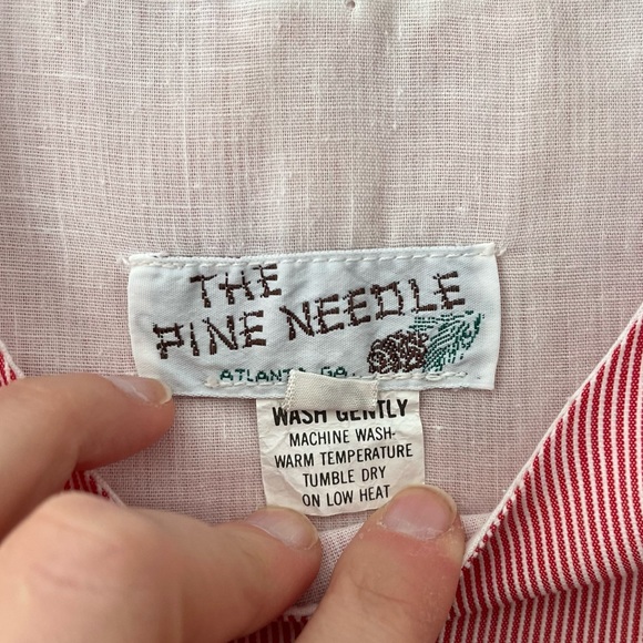 The Pine Needle Atlanta, GA Vintage Red Ballon Dress Size 3 - Picture 7 of 8